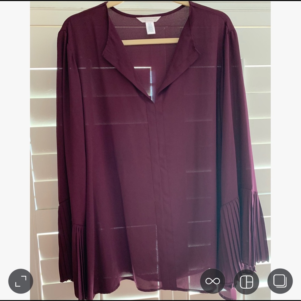 Beautiful royal purple blouse